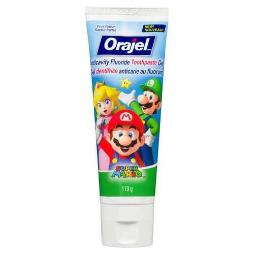 Orajel Kids Anticavity Fluoride Toothpaste Super Mario 119 g