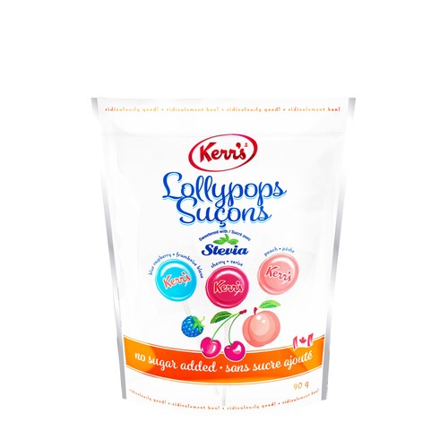 Kerr's No Sugar Added Lollypops 90 g