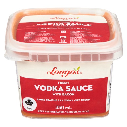 Longo's Fresh Vodka Sauce With Bacon 350 ml