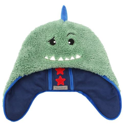 FlapJack Reversible Sherpa Hat Dinosaur Astronaut Medium 1 Count