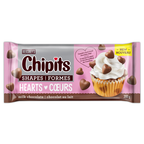 Hershey's Chipits Heart Shape Milk Chocolate 200 g
