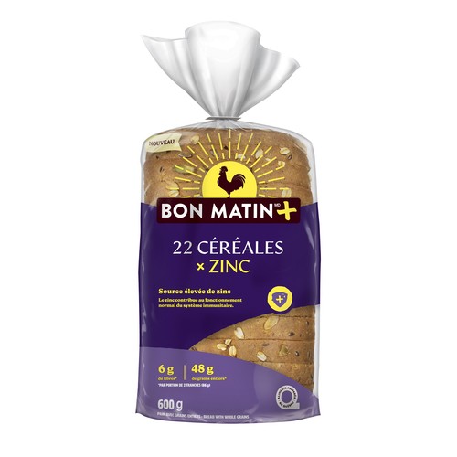 Bon Matin Plus Bread 22 Grains x Zinc 600 g