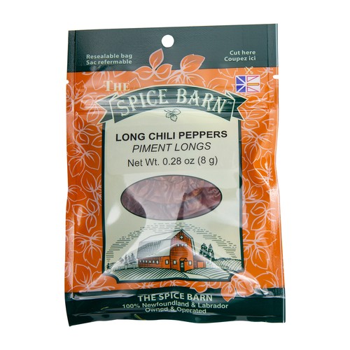 Spice Barn Long Chili Peppers 8 g
