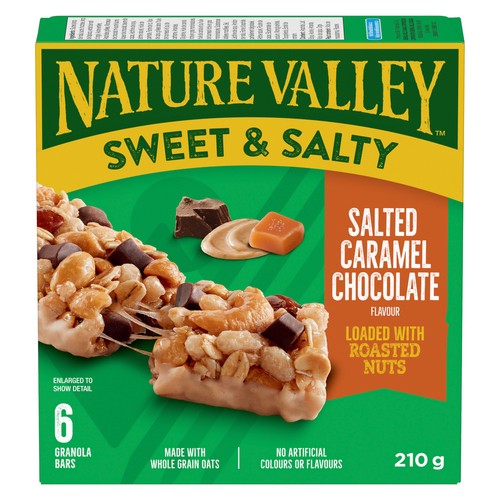 Nature Valley Sweet & Salty Granola Bars Salted Caramel Chocolate 210 g