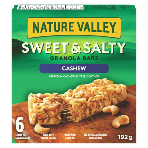 Nature Valley Granola Bars Sweet & Salty Chewy Cashew 192 g