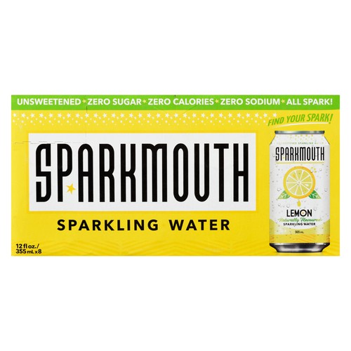 Sparkmouth Lemon Sparkling Water 355 ml