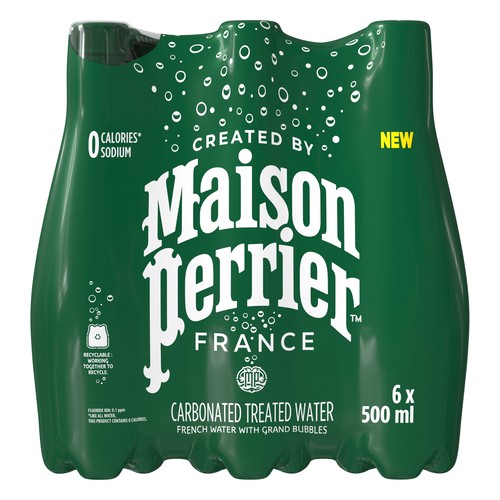 Maison Perrier Sparking Water Unflavored 6 x 500 ml (bottles)