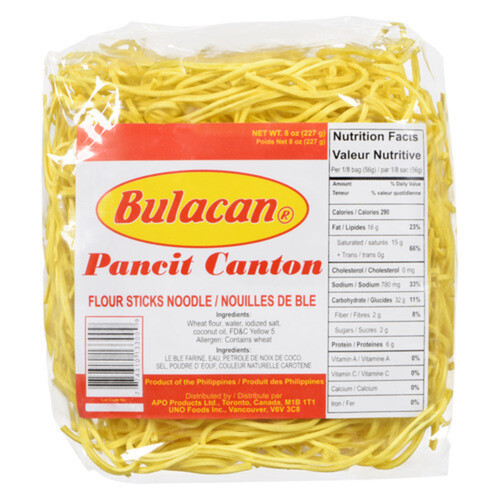 Bulacan Pancit Canton Noodle Flour Sticks 227 g