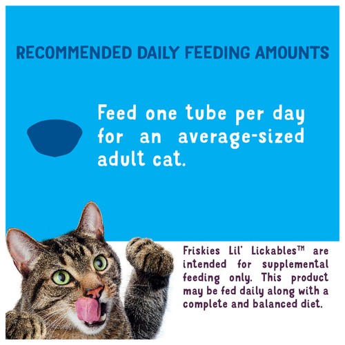 Friskies Lil' Lickables Cat Treats Tuna & Ocean Whitefish Variety Pack 14 x 10 g