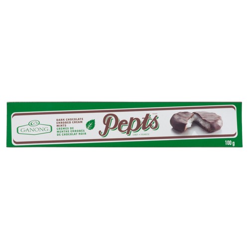 Ganong Dark Chocolate Cream Mints 100 g