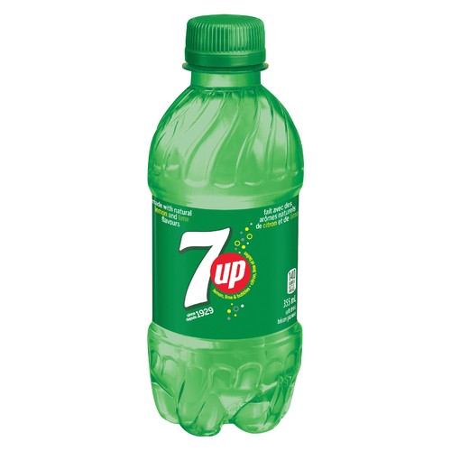 7Up Soft Drink Bottles Lemon & Lime 8 x 355 ml (bottles)