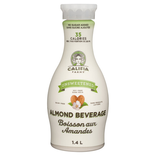 Califia Farms Dairy-Free Almond Beverage Unsweetened 1.4 L (bottle)