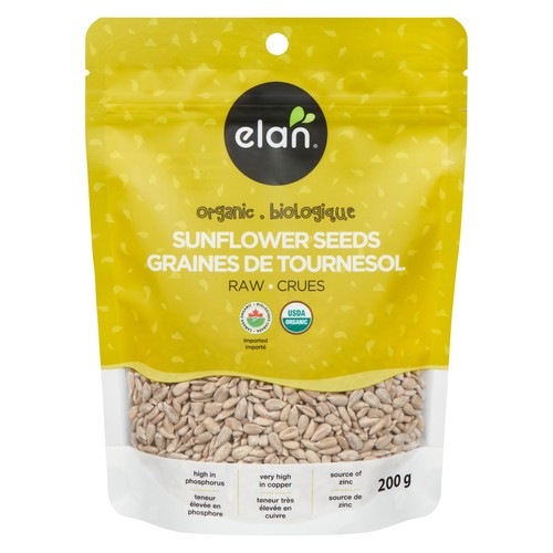 Elan Organic Sunflower Seeds Raw 200 g