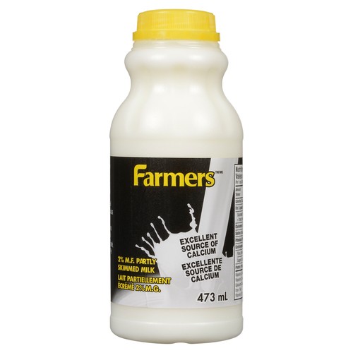 Farmers 2% Milk Partly Skimmed  473 ml