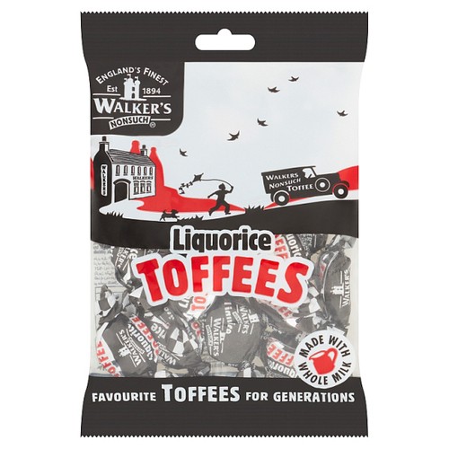 Walkers Liquorice Toffee Bag 150 g