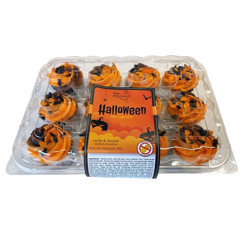 Top Dessert Halloween Cupcakes Mini 12 Pack 300 g (frozen)