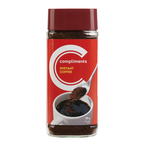 Compliments Instant Coffee Regular Pure 200 g