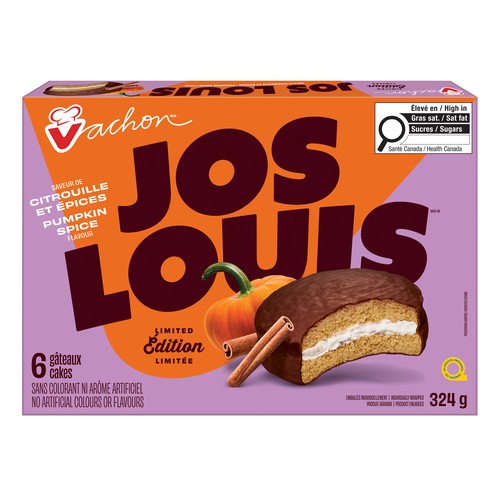 Vachon Jos Louis Pumpkin Spice Flavour 324 g