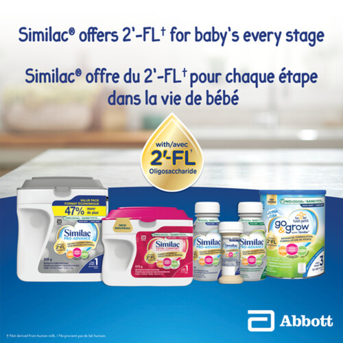 Similac Pro-Advance Step 1 Baby Formula Powder with 2’-FL 0+ Months 859 g