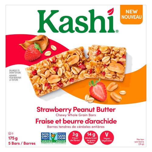 Kashi Chewy Whole Grain Bars Strawberry Peanut Butter 175 g