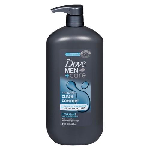 Dove Men+Care Body And Face Wash Hydrating Clean Comfort 950 ml