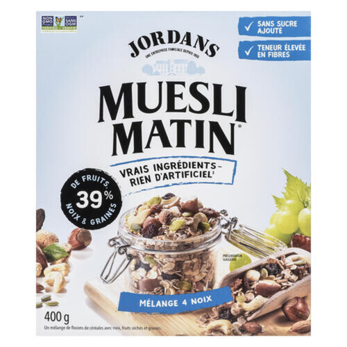 Jordans Morning Muesli Cereal 4 Nut Medley 400 g Voilà Online