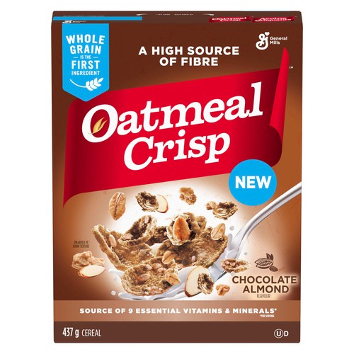 Oatmeal Crisp Cereals Chocolate Almonds 437 g