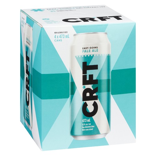 CRFT Non Alcoholic Beer Easy Going Pale Ale 4 x 473 ml (cans)