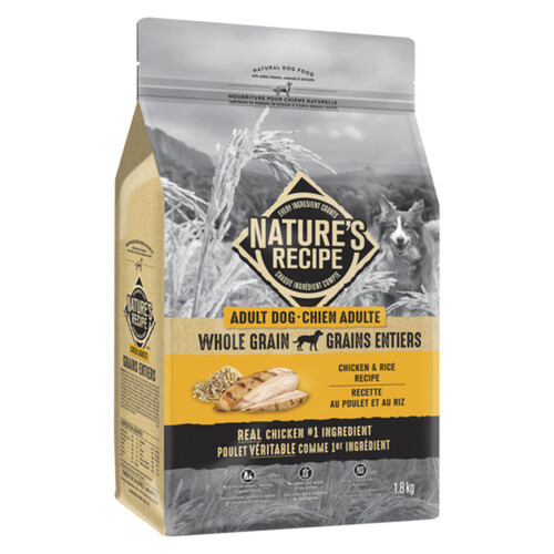 Nature's Recipe Dry Chicken Rice Adult Dog Food 1.8 kg