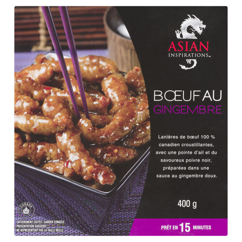 Asian Inspirations Frozen Gingered Beef 400 g