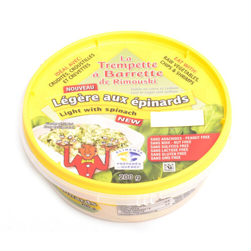 La Trempette à Barrette de Rimouski Spinach Dip 200 g