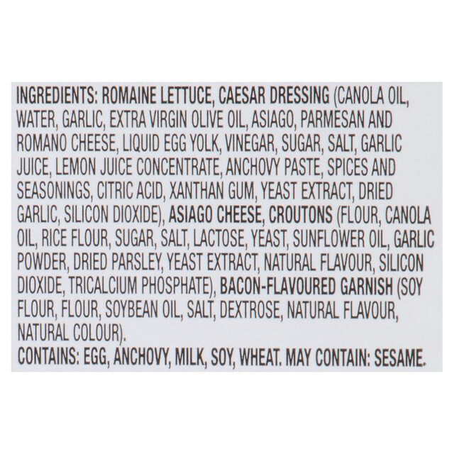 Fresh Attitude Salad Kit Caesar Prewashed 175 g Voilà Online