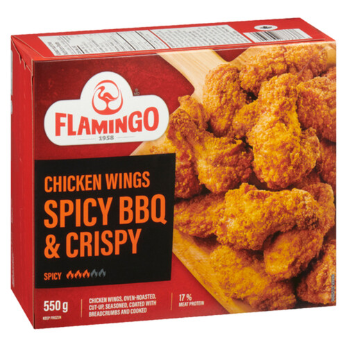 Flamingo Frozen Chicken Wings Crispy & Spicy 550 g