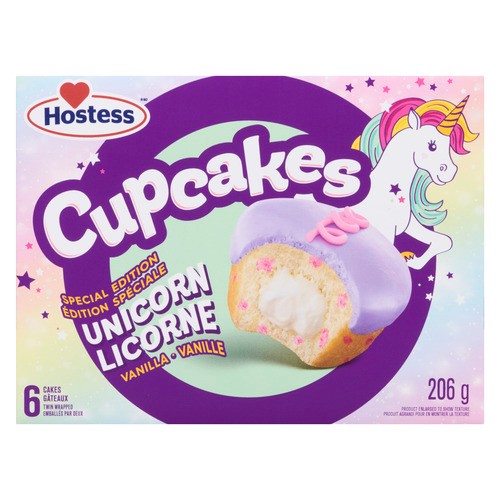 Hostess Cupcake Unicorn Vanilla 206 g