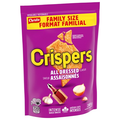 Crispers Crackers All Dressed 240 g