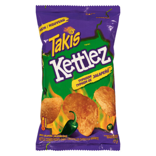 Takis Kettlez Potato Chips Jalapeno 72 g