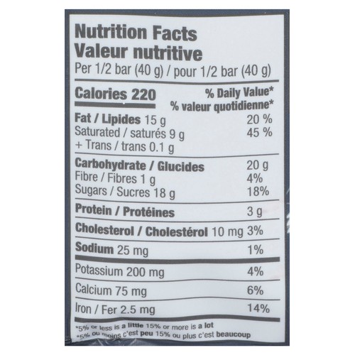 7 Summits Snacks Chocolate Bar Denali Milk Chocolate 80 g