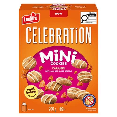 Celebration Mini Cookies Caramel Drizzle 200 g