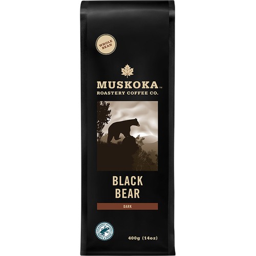 Muskoka Roastery Black Bear Whole Bean Coffee 400 g