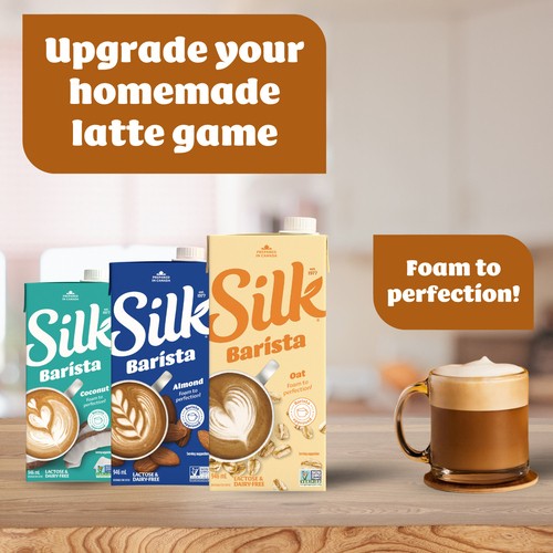 Silk Dairy-Free Almond Milk Alternative Vanilla Flavour Shelf Stable 946 ml