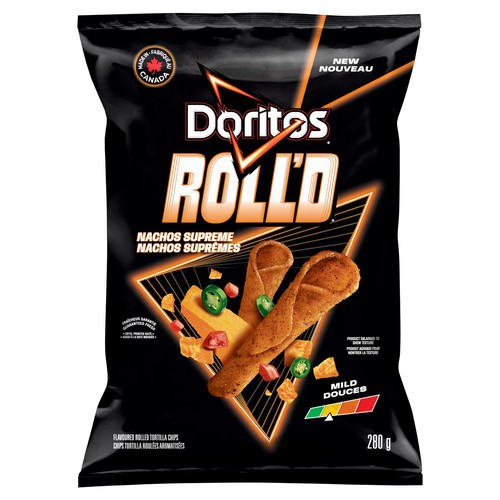 Doritos Roll'd Tortilla Chips Nachos Supreme Flavoured 280 g