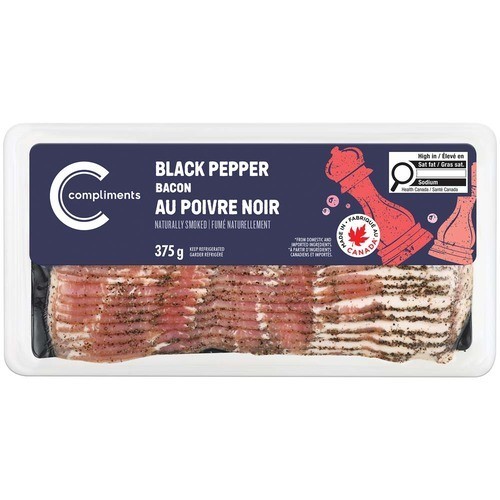 Compliments Bacon Black Pepper 375 g