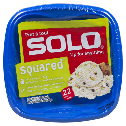 Solo 20 Oz Plastic Bowls 22 Pack