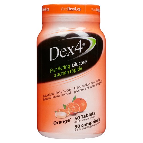 Dex4 Fast Acting Glucose Orange 50 Count