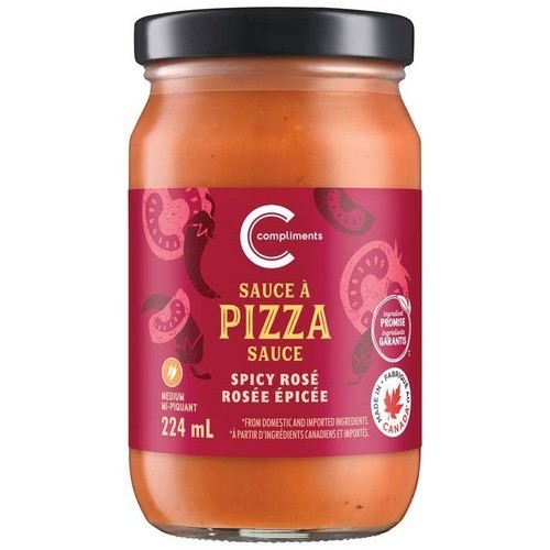 Compliments Pizza Sauce Spicy Rosé 224 ml
