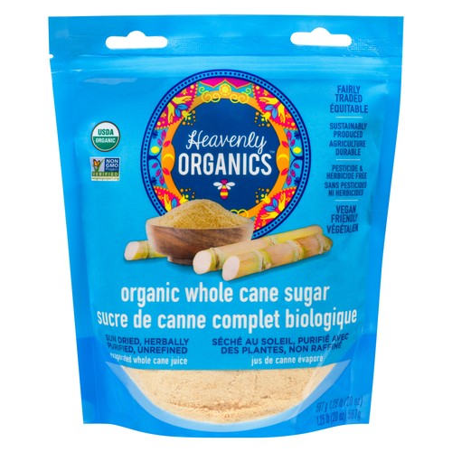 Heavenly Organics 100% Organic Whole Cane Sugar 567 g