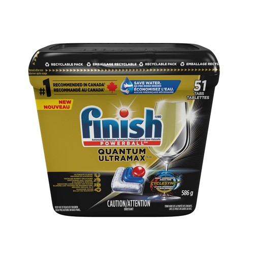 Finish Quantum Ultra Max Dishwasher Detergent 51 Count