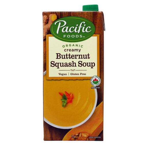 Pacific Foods Gluten-Free Organic Soup Butternut Squash 1 L
