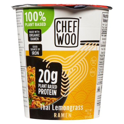 Chef Woo Noodle Cup Thai Lemongrass 71 g