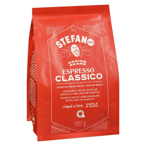 Stefano Faita Whole Beans Coffee Espresso Classico Medium Roast 907 g